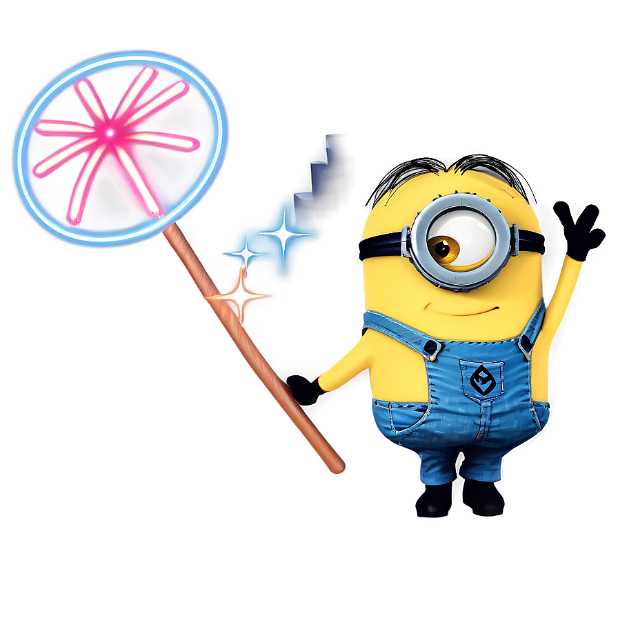 Minion With Magic Wand Png Ngg34 PNG Image