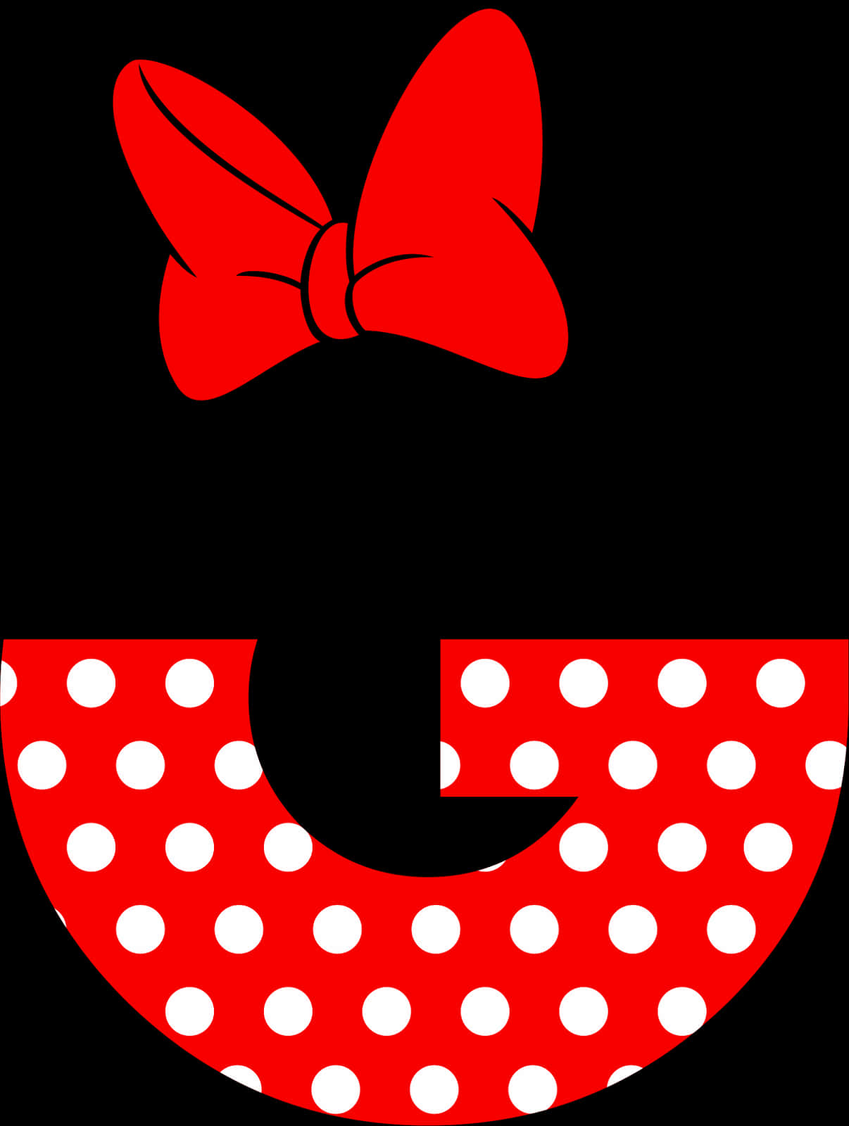 Minnie Mouse Bowand Dress Icon PNG Image