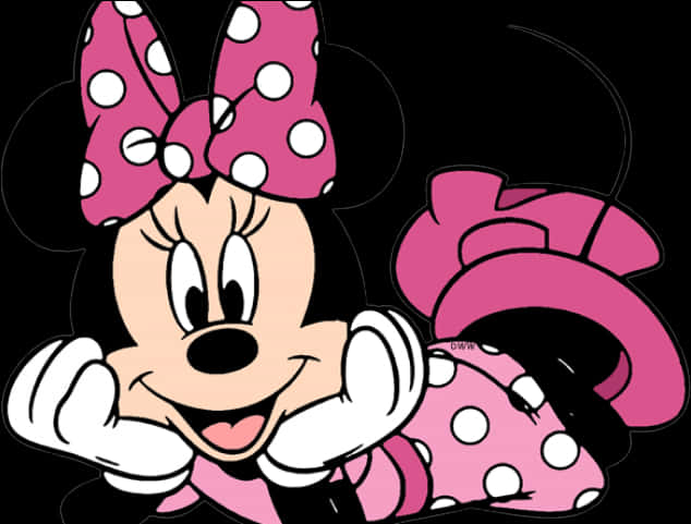 Minnie Mouse Classic Pose PNG Image