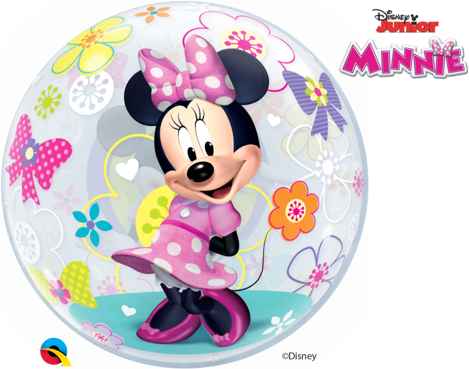 Minnie Mouse Disney Junior Balloon PNG Image