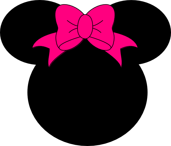 Minnie Mouse Iconwith Pink Bow PNG Image