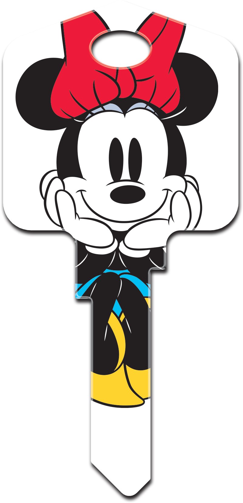 Minnie Mouse Key Design PNG Image