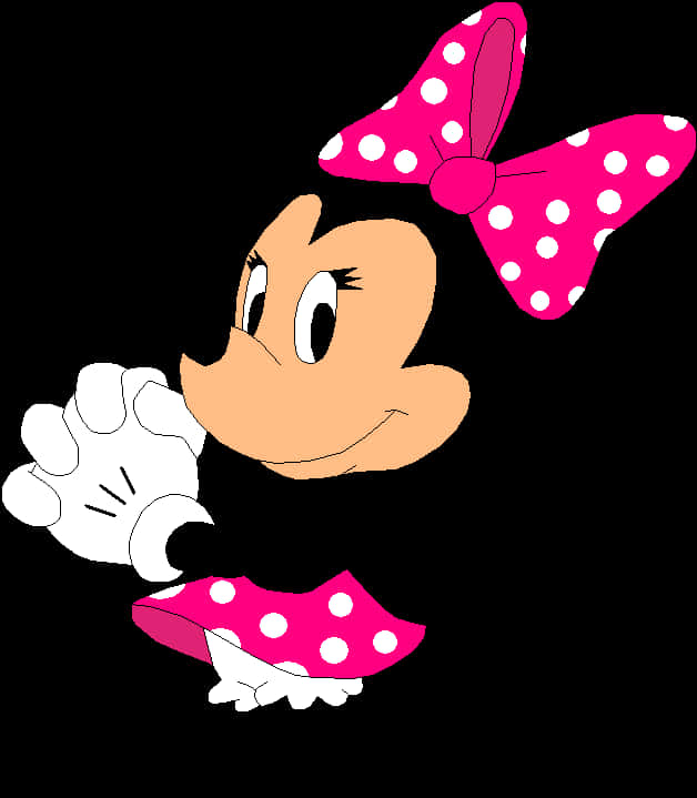 Minnie Mouse Vector Art PNG Image