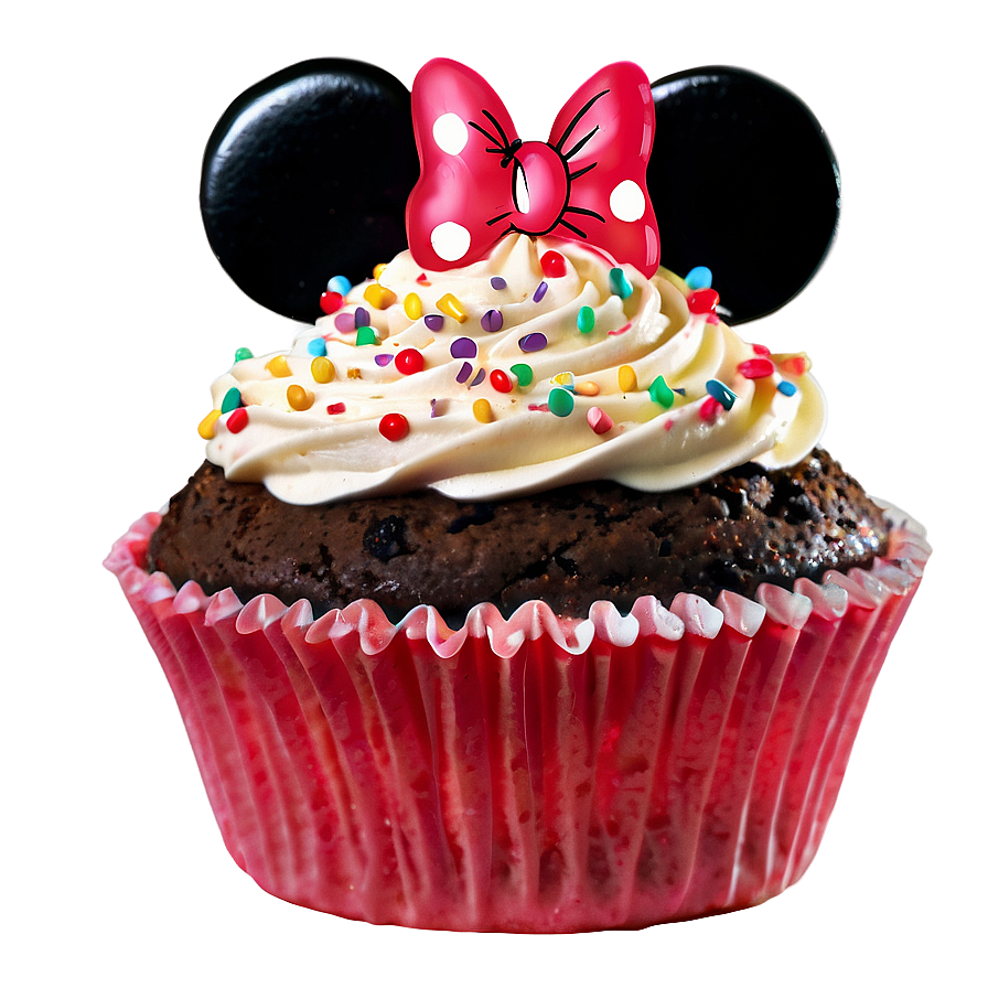 Minnie Mouse With Cupcake Png Cbj PNG Image