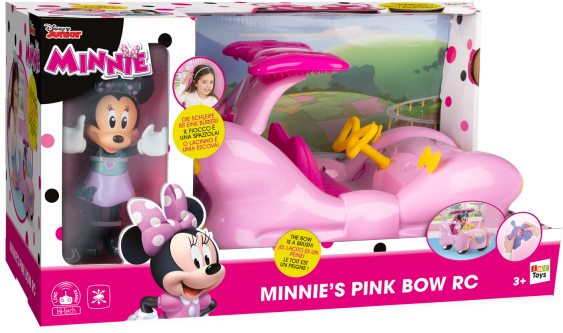 Minnie Pink Bow R C Toy Packaging PNG Image