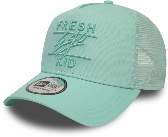 Mint Green Fresh Kid Cap PNG Image