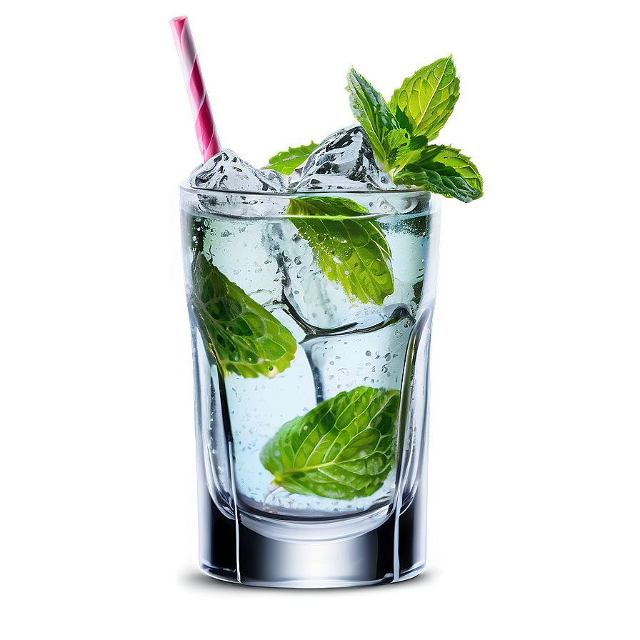 Mint Mojito Glass Png Nic PNG Image