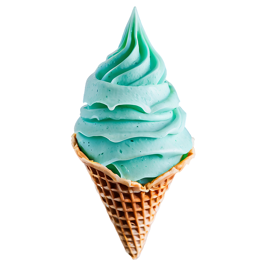 Mint Waffle Cone Png 80 PNG Image