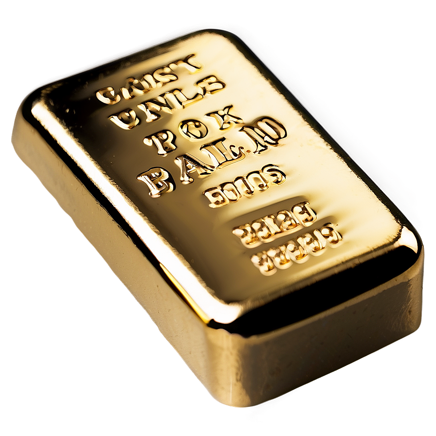 Minted Gold Bullion Png Bgr PNG Image