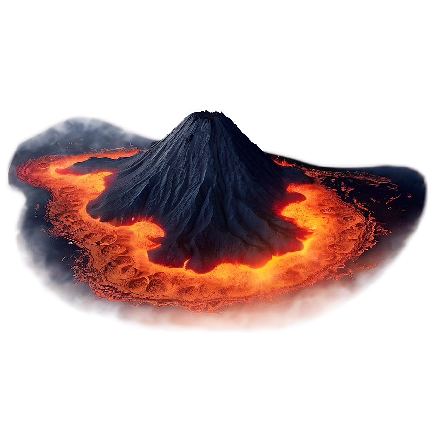 Mirage Of A Volcano Png 91 PNG Image