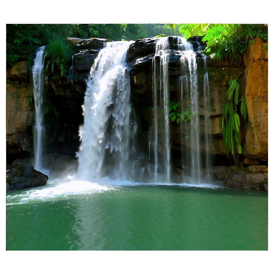 Mirage Of A Waterfall Png 06252024 PNG Image