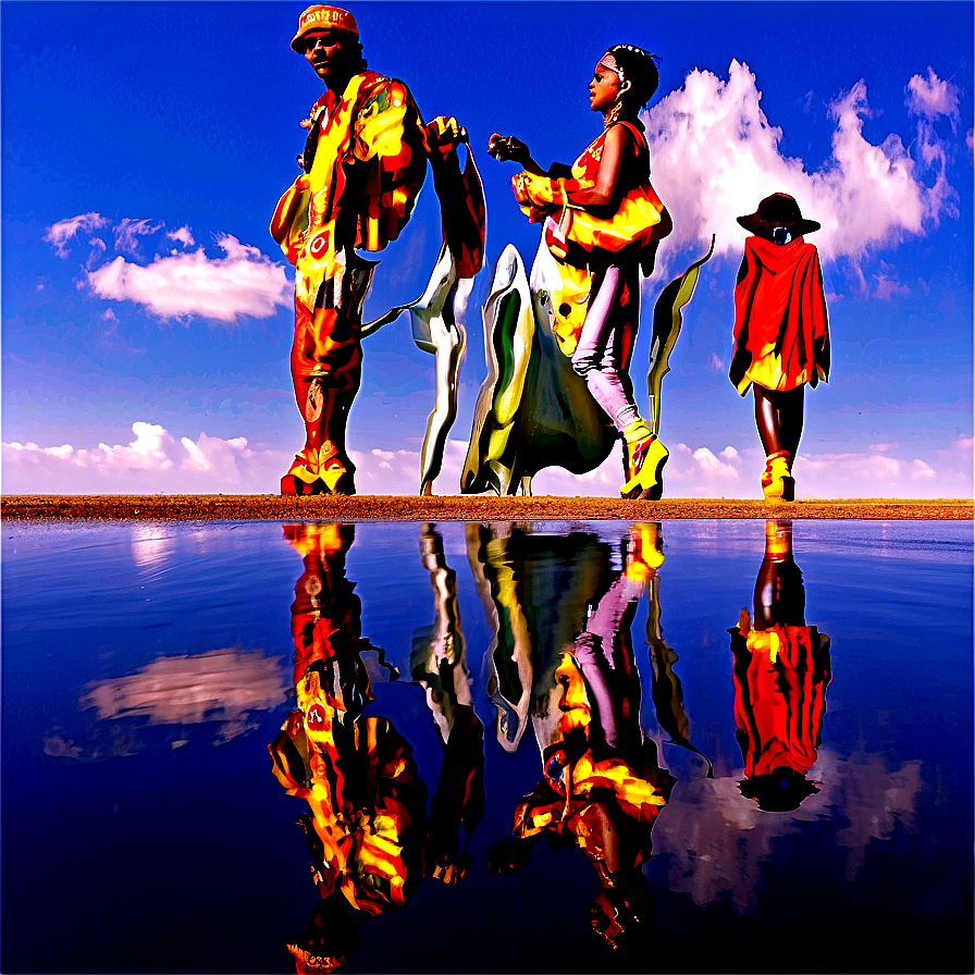 Mirage Reflection In Water Png 82 PNG Image