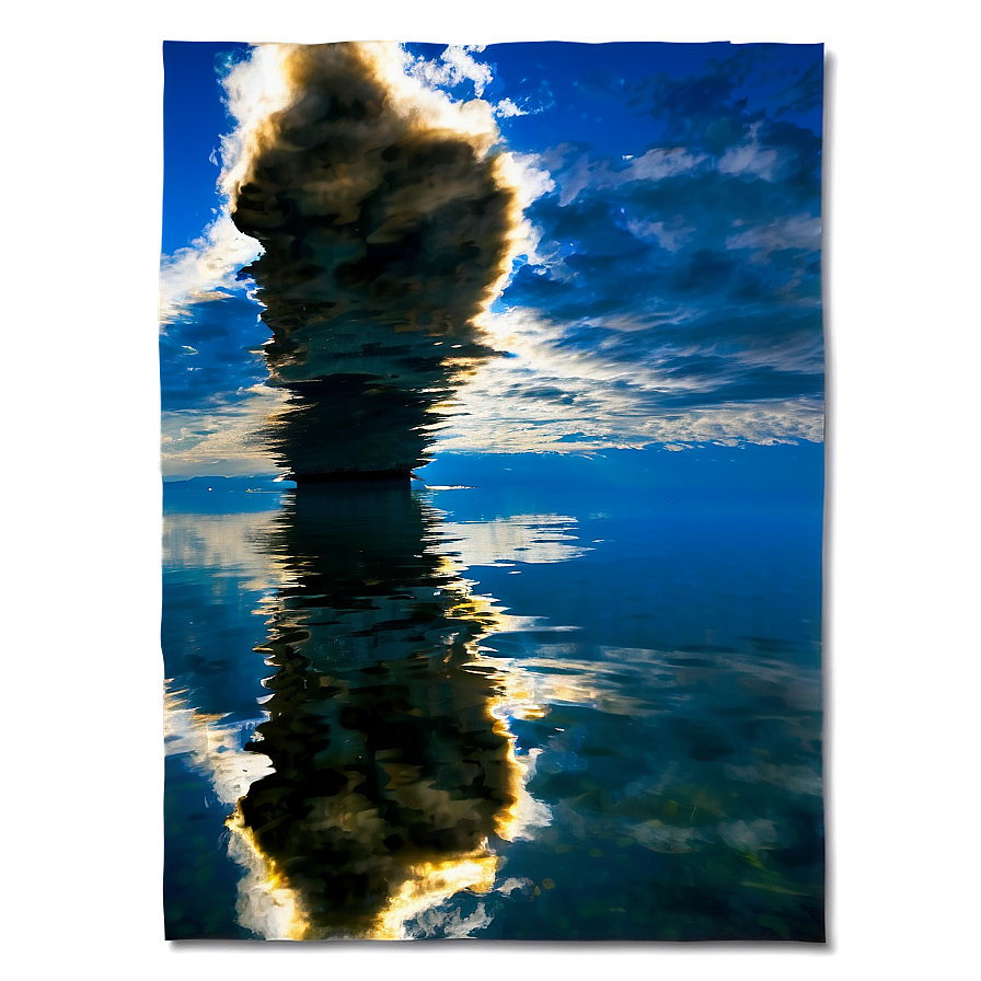 Mirage Reflection In Water Png Eur PNG Image