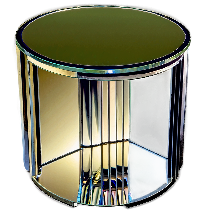 Mirrored Side Table Png Dea PNG Image