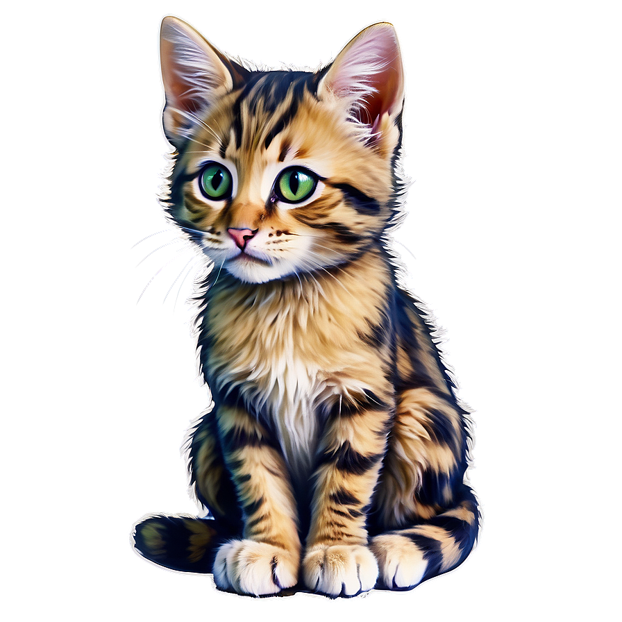 Mischief Kitten Design Png Xrb PNG Image