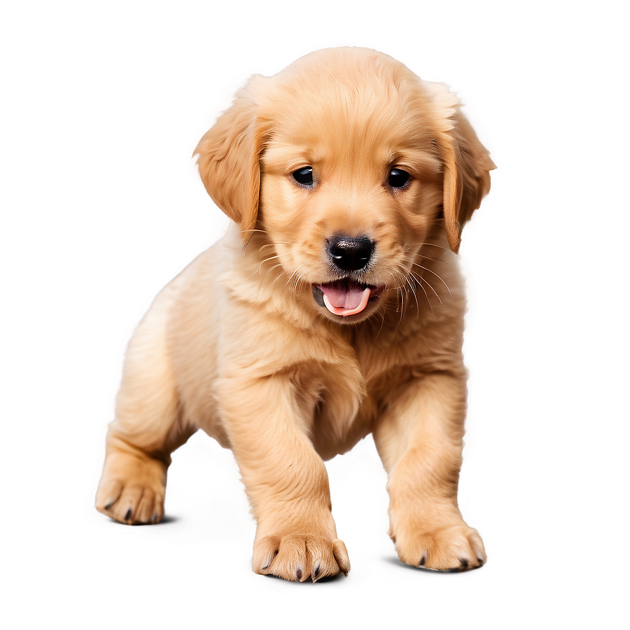 Mischievous Golden Retriever Puppy Png 3 PNG Image