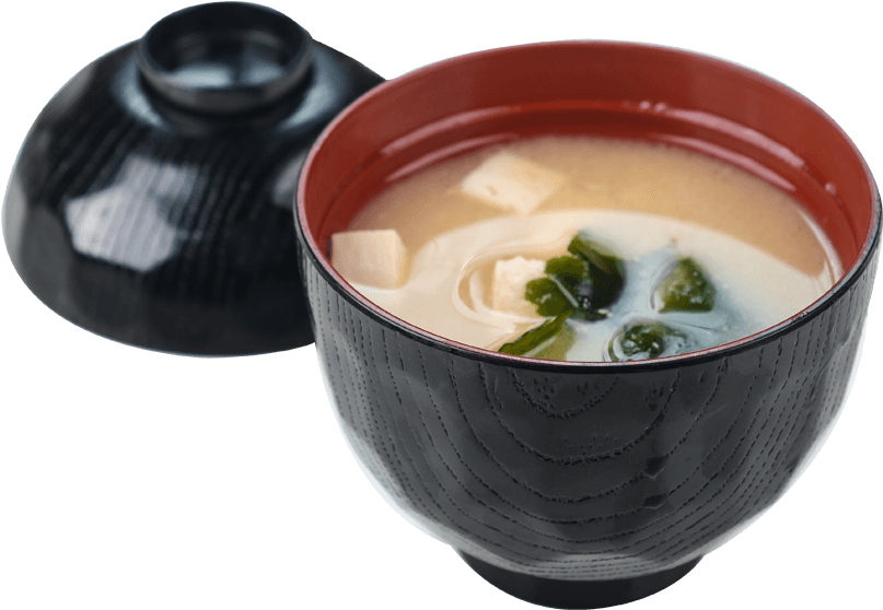 Miso Soupin Traditional Bowl PNG Image