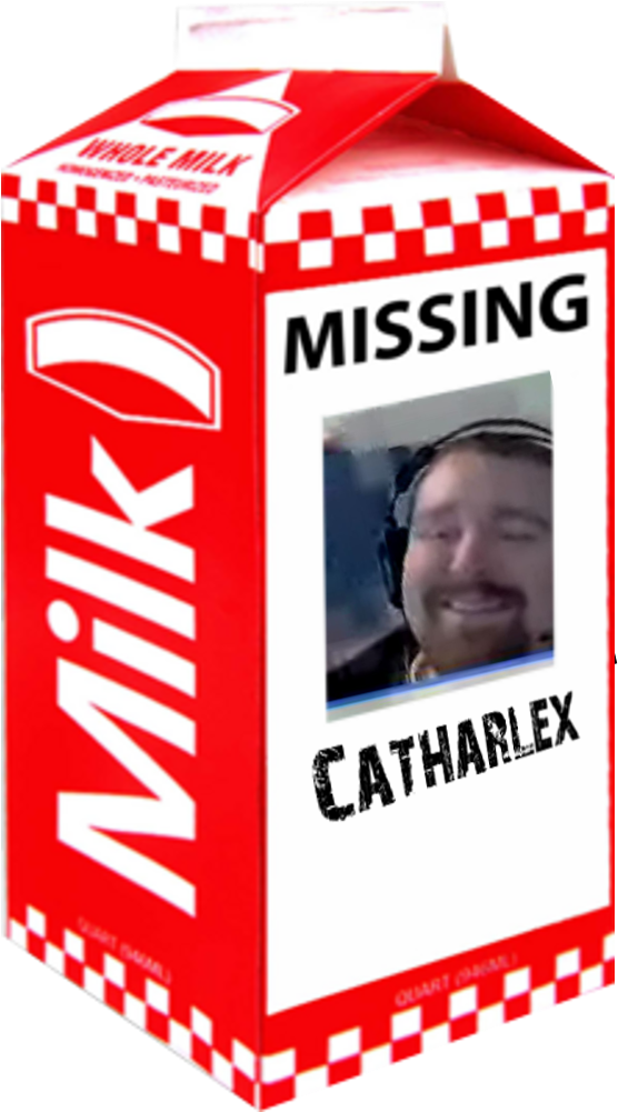 Missing Person Milk Carton Design PNG Image