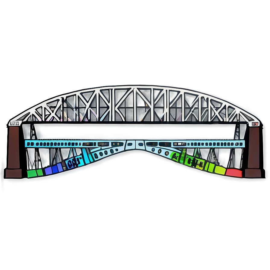 Mississippi River Bridge Night Png 5 PNG Image