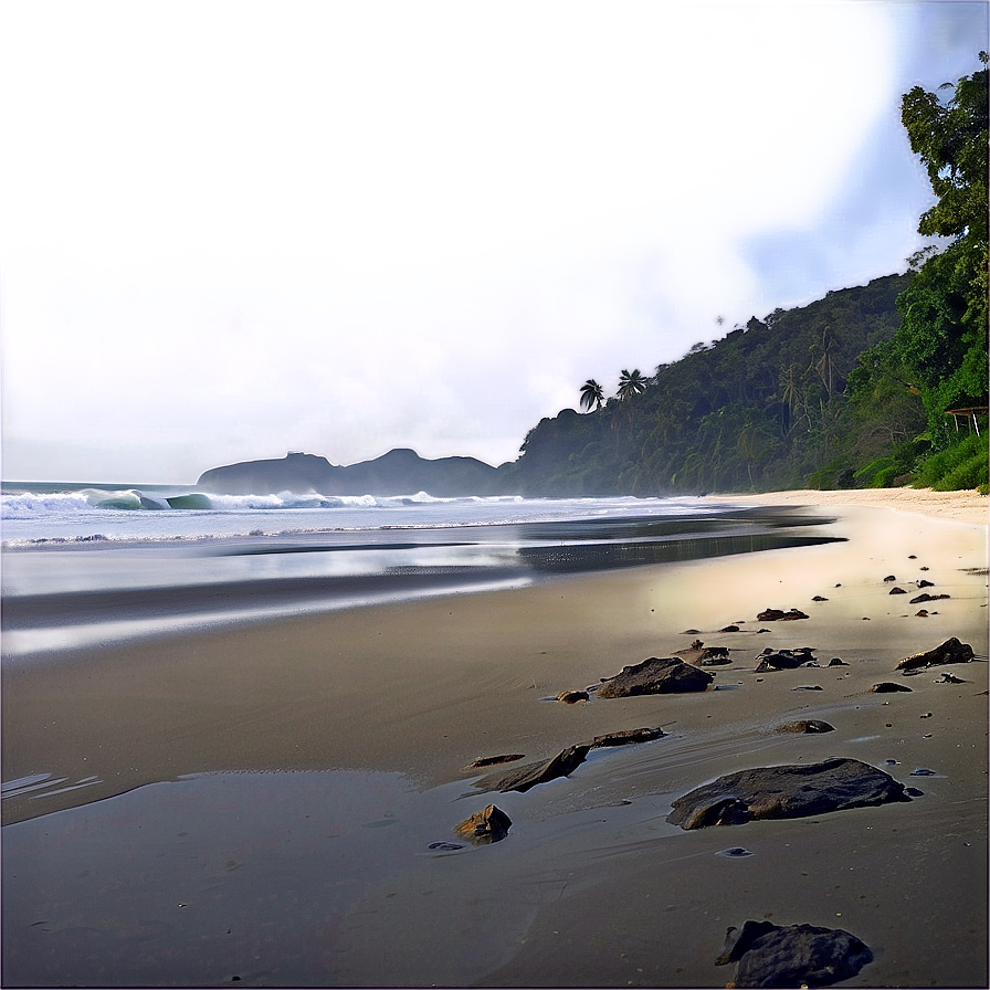 Misty Beach Morning Png 05242024 PNG Image