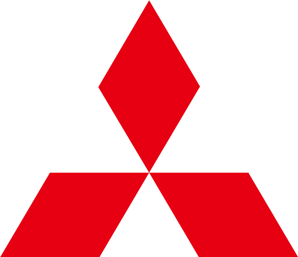 Mitsubishi Logo Red Diamonds PNG Image