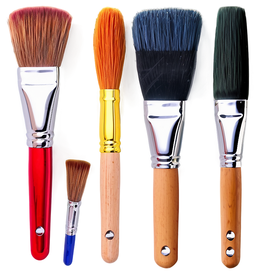 Mixed Media Painting Brush Png Kak PNG Image