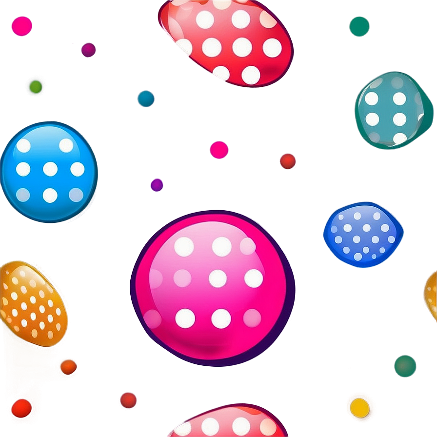 Mixed Pattern Polka Dot Png 06262024 PNG Image