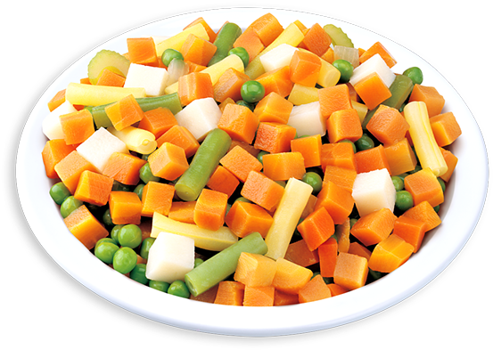 Mixed Vegetable Medley Bowl PNG Image