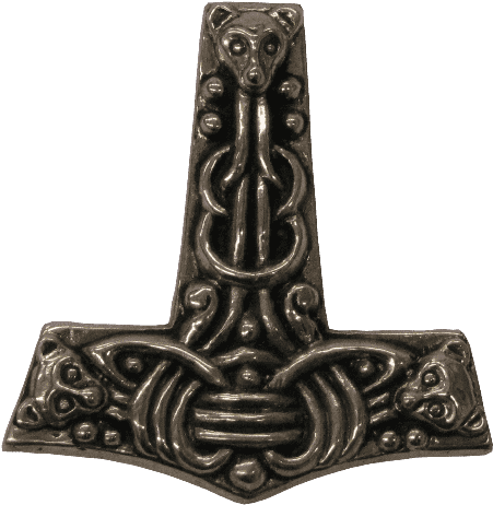 Mjolnir Pendant Norse Mythology PNG Image