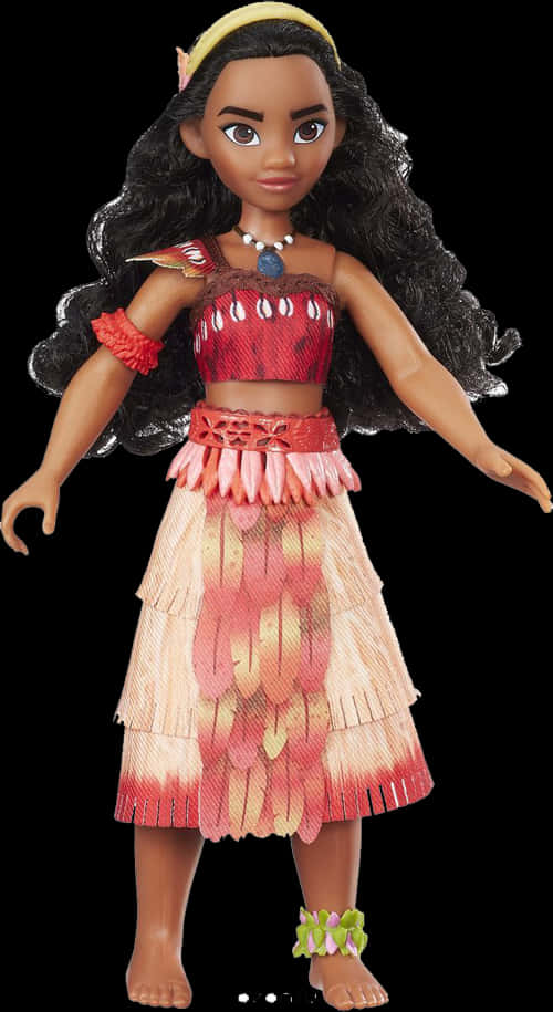 Moana Character Doll PNG Image