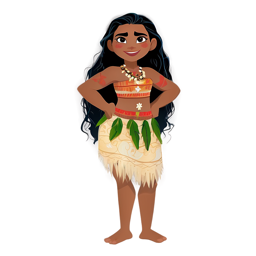 Moana Traditional Outfit Png Nsi49 PNG Image