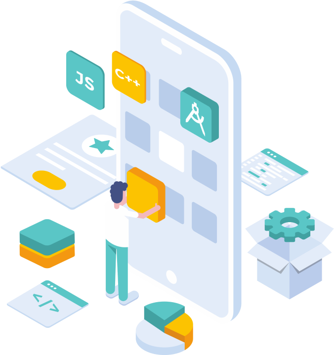 Mobile App Development Concept PNG Image