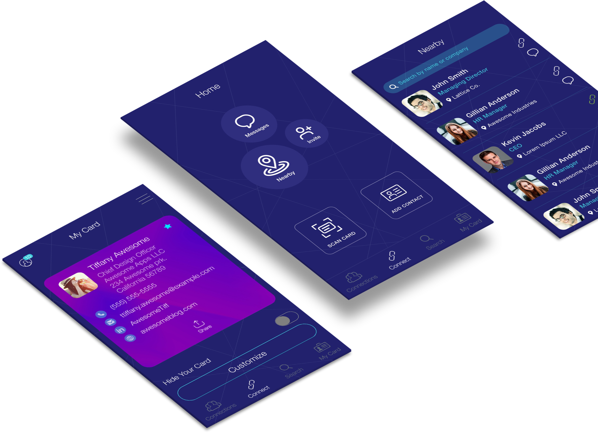 Mobile App Interface Design PNG Image