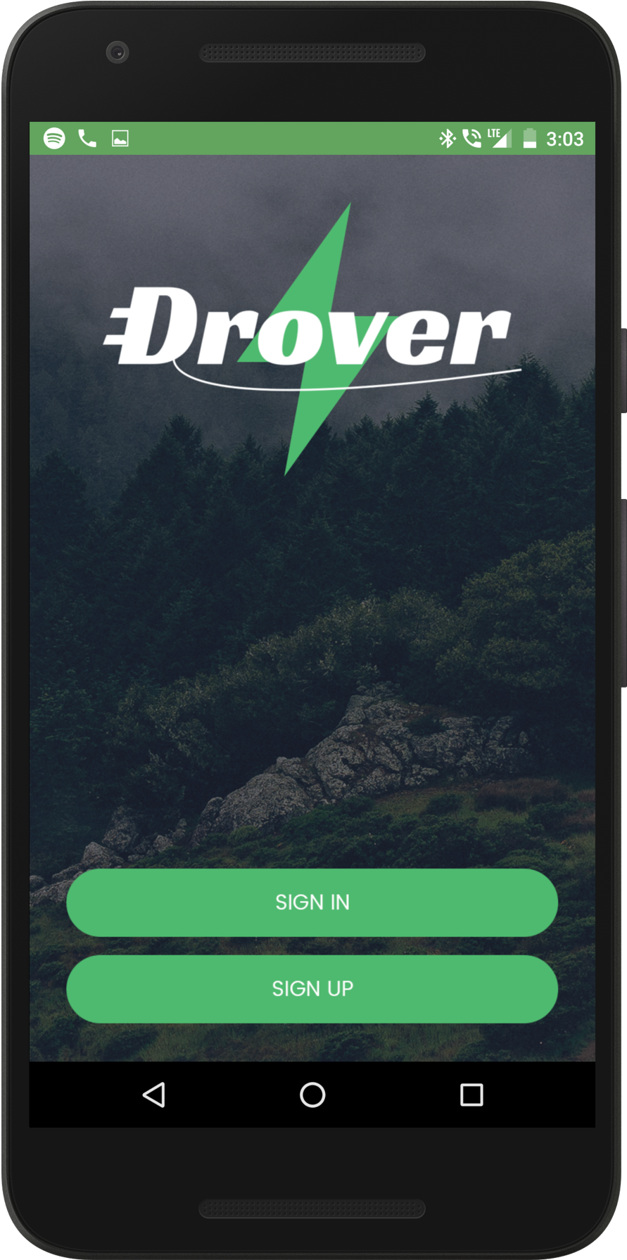 Mobile App Sign In Screen PNG Image