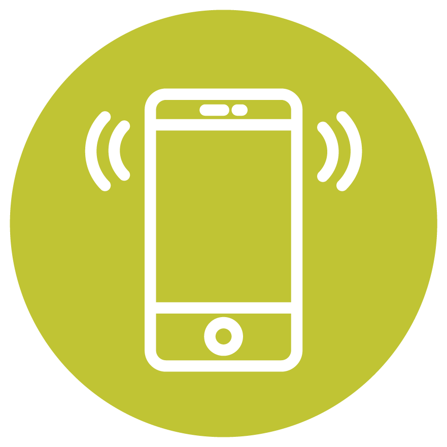 Mobile Phone Vibration Icon PNG Image