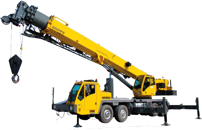 Mobile Telescopic Crane Grove PNG Image