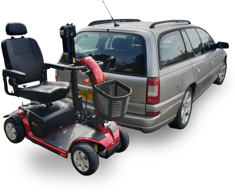 Mobility Scooterand Station Wagon PNG Image