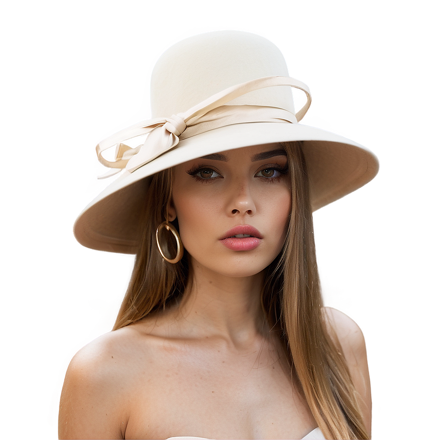 Model In Couture Hat Png 31 PNG Image