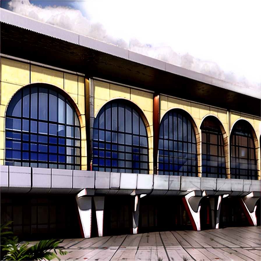 Modern Airport Architecture Png 06112024 PNG Image