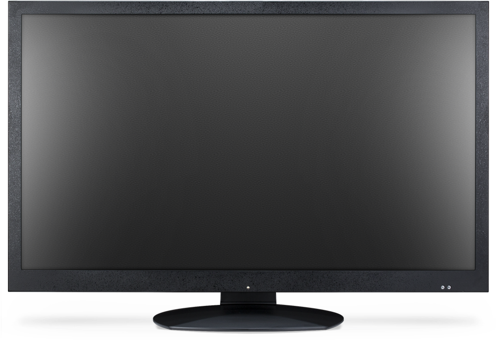 Modern Black Computer Monitor PNG Image