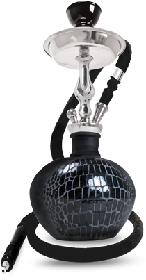 Modern Black Hookah PNG Image