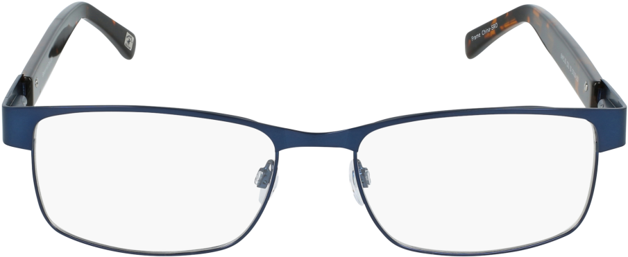 Modern Blue Frame Eyeglasses PNG Image