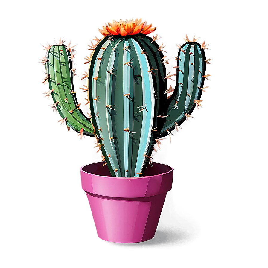 Modern Cactus Png Gax23 PNG Image