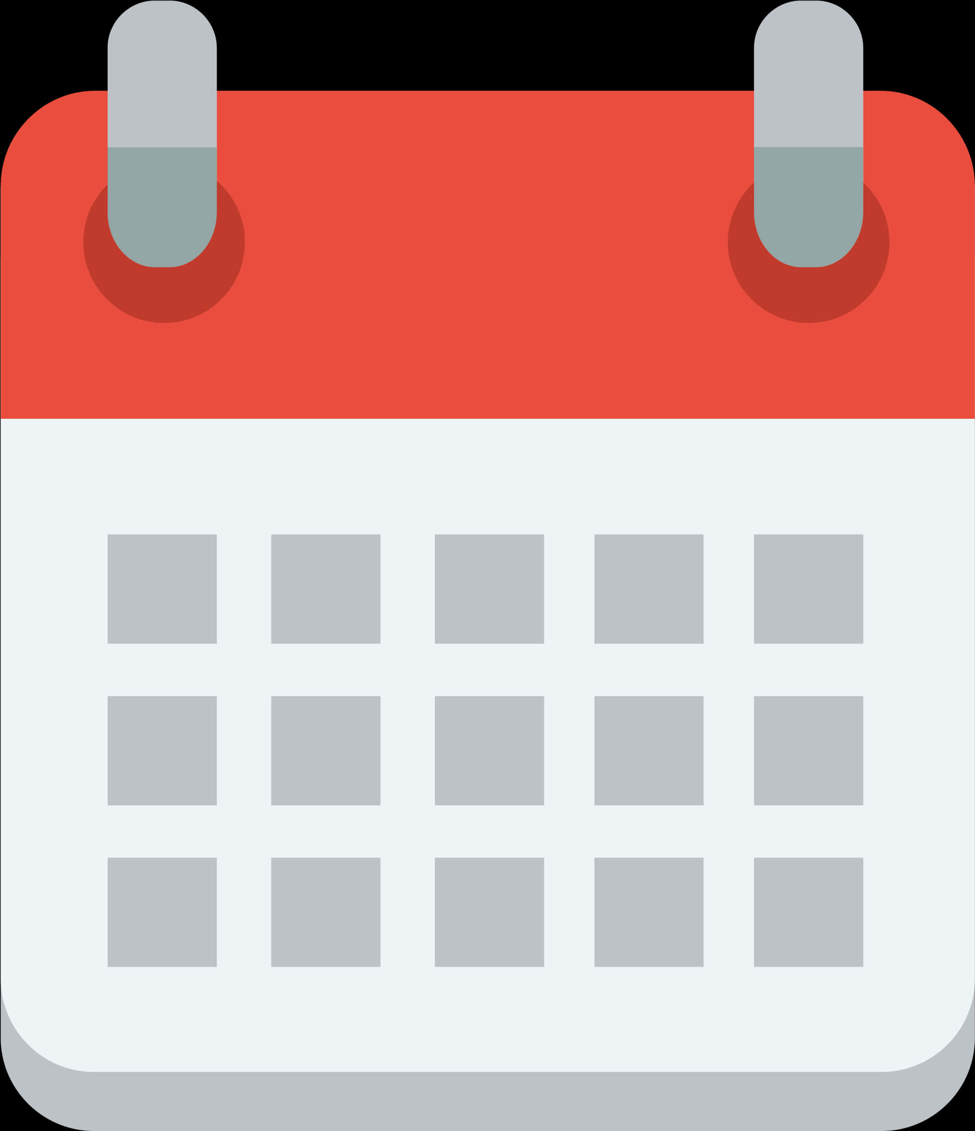 Modern Calendar Icon PNG Image