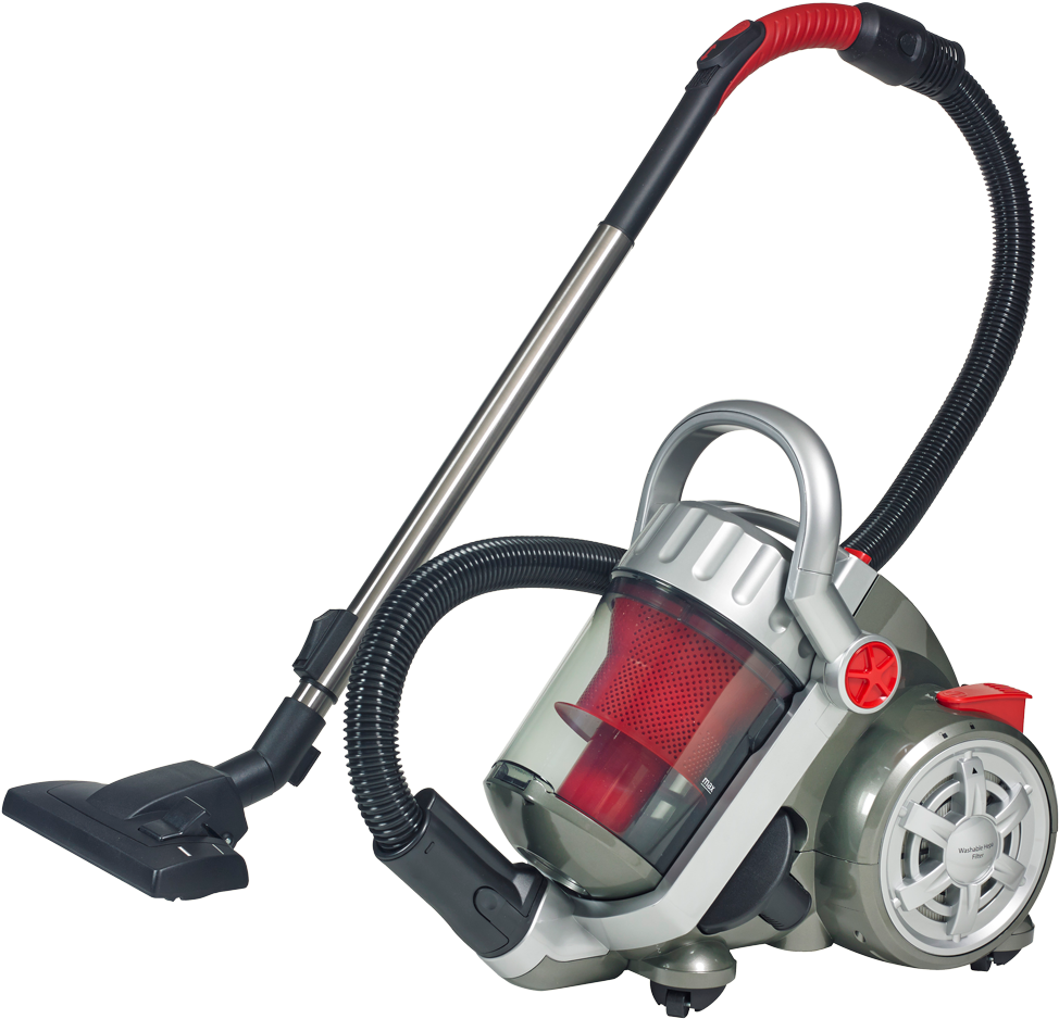 Modern Canister Vacuum Cleaner.png PNG Image