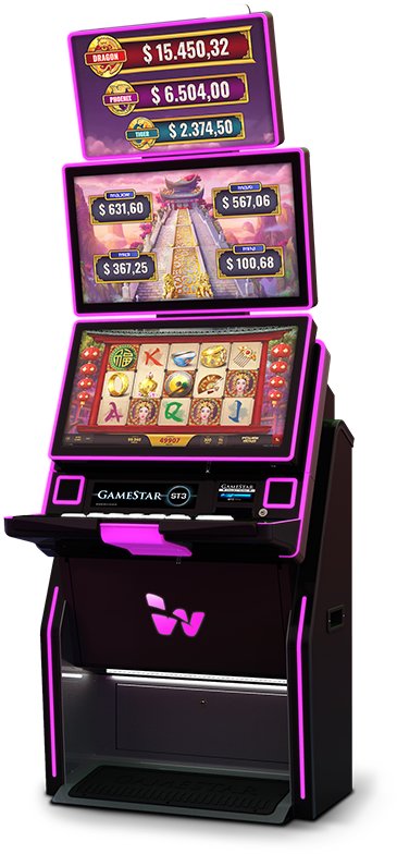 Modern Casino Slot Machine PNG Image