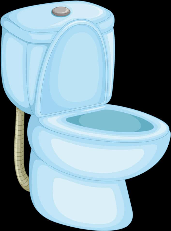 Modern Ceramic Toilet Illustration PNG Image