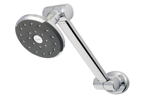 Modern Chrome Shower Head PNG Image