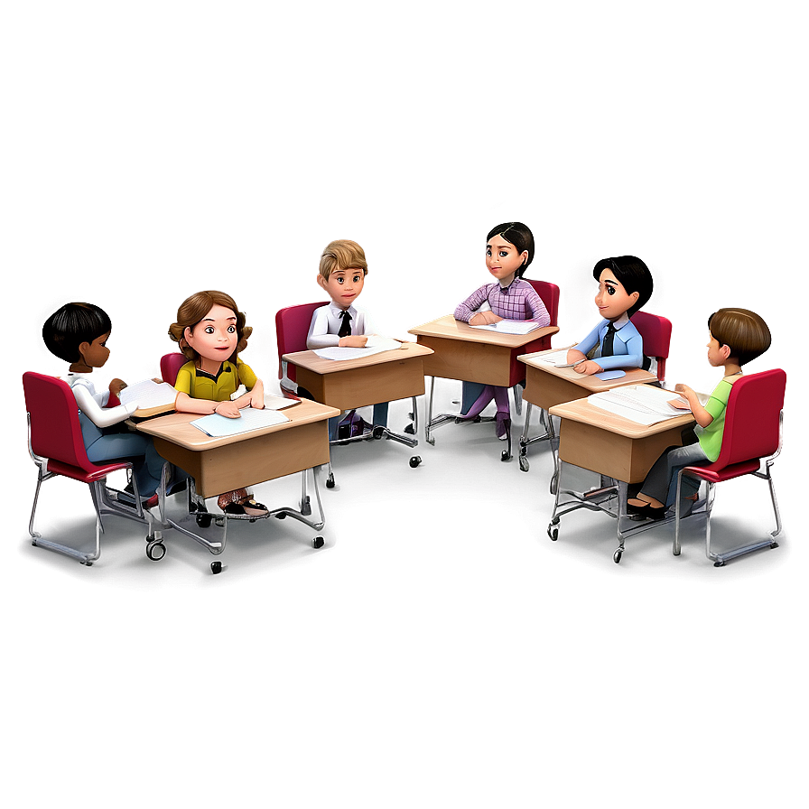 Modern Classroom Png 05232024 PNG Image