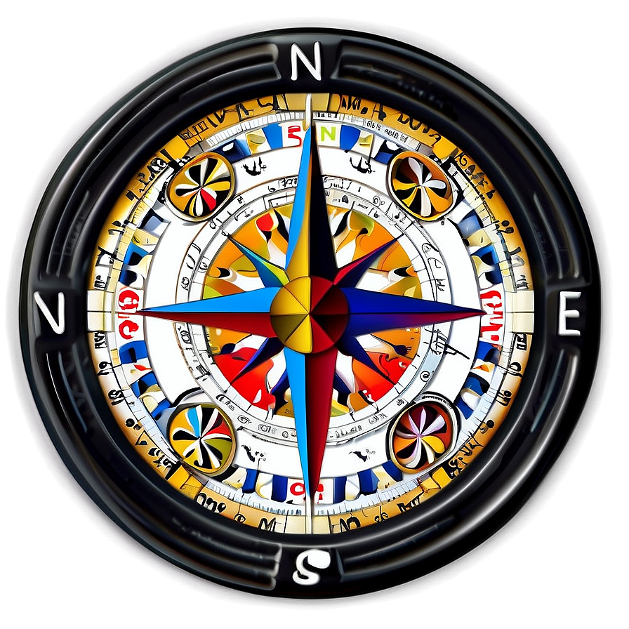 Modern Compass Design Png 89 PNG Image